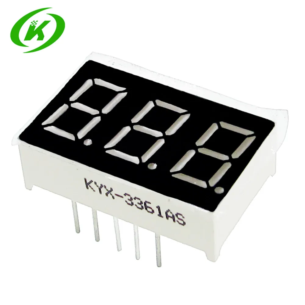 5pcs 3 bit 3bit Digital Tube Common Cathode Digital Tube 0.36" 0.56" 0.36in 0.56in. Red/Green LED Display 7 Segment Digit
5pcs 3 bit 3bit Digital Tube Common Cathode Digital Tube 0.36" 0.56" 0.36in 0.56in. Red/Green LED Display 7 Segment Digit