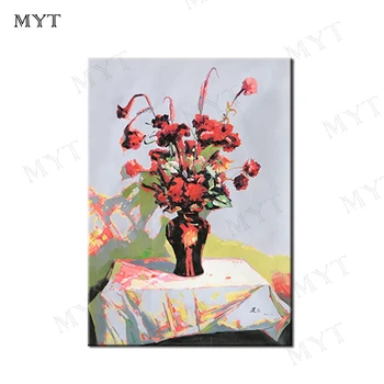 MYT Hand Painted Abstract Pink Flower In Vase Oil Painting On Canvas Modern Home Decor for Living Room No Framed Wall Picture
MYT Hand Painted Abstract Pink Flower In Vase Oil Painting On Canvas Modern Home Decor for Living Room No Framed Wall Picture