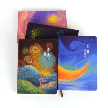 Korean Diary Hard Copybook Notebook 86Sheets Look For Deer Creative Notepad Hardcover Notebook School Supplies
Korean Diary Hard Copybook Notebook 86Sheets Look For Deer Creative Notepad Hardcover Notebook School Supplies