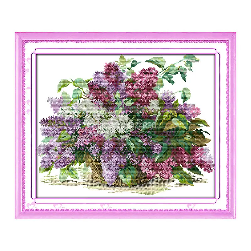 Wholesale Needlework,Stitch,11CT 14CT Cross Stitch,Sets For Embroidery Kits,Lilac flower Counted Cross-Stitching
Wholesale Needlework,Stitch,11CT 14CT Cross Stitch,Sets For Embroidery Kits,Lilac flower Counted Cross-Stitching