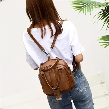 HTNBO Brand 2018 Retro Hasp Back Pack Bags PU Leather Backpack Women School Bags For Teenagers Girls Luxury Small Backpacks
HTNBO Brand 2018 Retro Hasp Back Pack Bags PU Leather Backpack Women School Bags For Teenagers Girls Luxury Small Backpacks