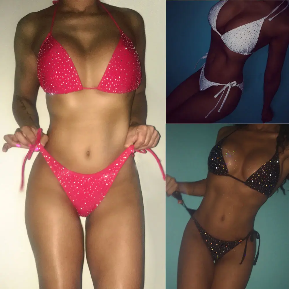 Women Push-up Bra Bandage Bikini Set Swimsuit Triangle Swimwear Bathing Suit 3 Style
Women Push-up Bra Bandage Bikini Set Swimsuit Triangle Swimwear Bathing Suit 3 Style