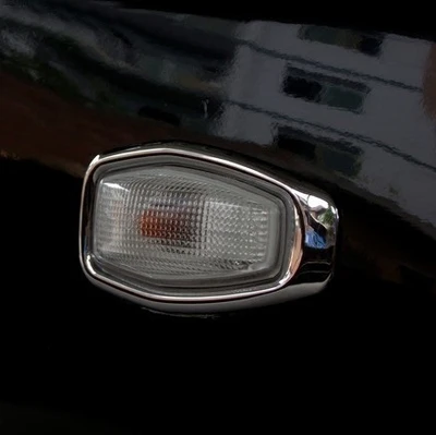 2 шт. ABS хромированный боковой светильник накладка рамка наклейка для Hyundai Tucson 2006
