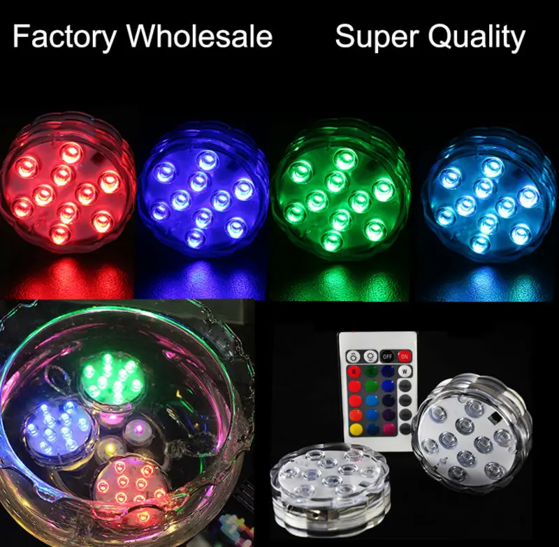 4 PCS/lot Flower Shape Submersible Remote LED Light Party Lamp Multicolor Changing Under Glass Vase Base Fish Bowl Decoration
4 PCS/lot Flower Shape Submersible Remote LED Light Party Lamp Multicolor Changing Under Glass Vase Base Fish Bowl Decoration
