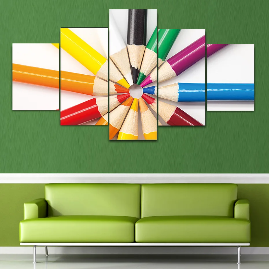 Colour pencil 5 pieces HD prints canvas poster modern painting for living room decor beautiful wall art picture artwork murals
Colour pencil 5 pieces HD prints canvas poster modern painting for living room decor beautiful wall art picture artwork murals