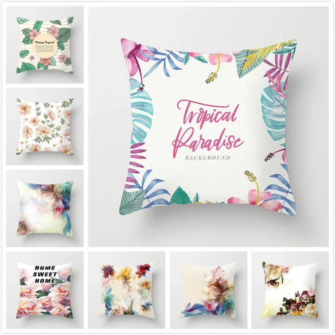 Fuwatacchi Leaf Flower Throw Pillow Case Cute Botanical Style Cushion Cover for Home Car Sofa Bed Decoration Pillow Cover 2019
Fuwatacchi Leaf Flower Throw Pillow Case Cute Botanical Style Cushion Cover for Home Car Sofa Bed Decoration Pillow Cover 2019