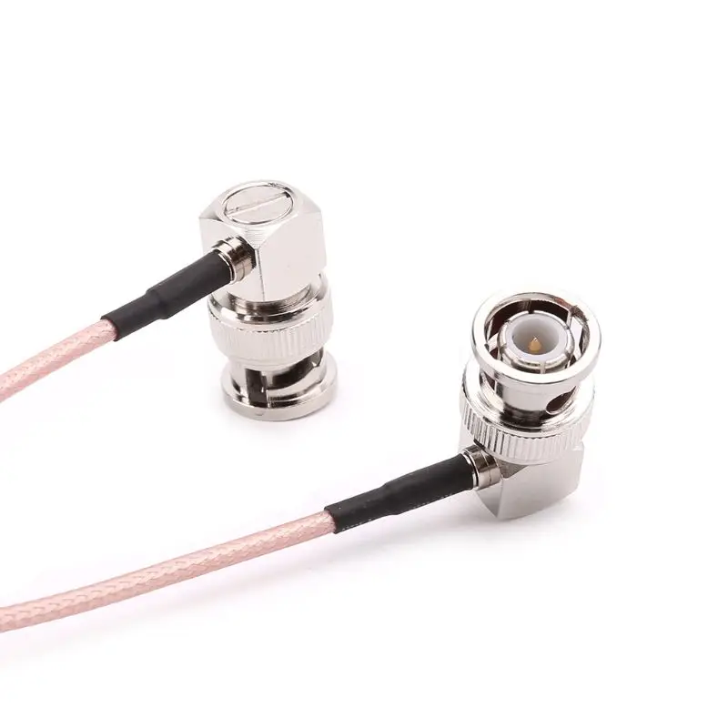 BNC Male Elbow To BNC Male Elbow RG316 Pigtail Cable RF Coaxial Cables Camera Video Signal SDI Transmission Line for switch
BNC Male Elbow To BNC Male Elbow RG316 Pigtail Cable RF Coaxial Cables Camera Video Signal SDI Transmission Line for switch