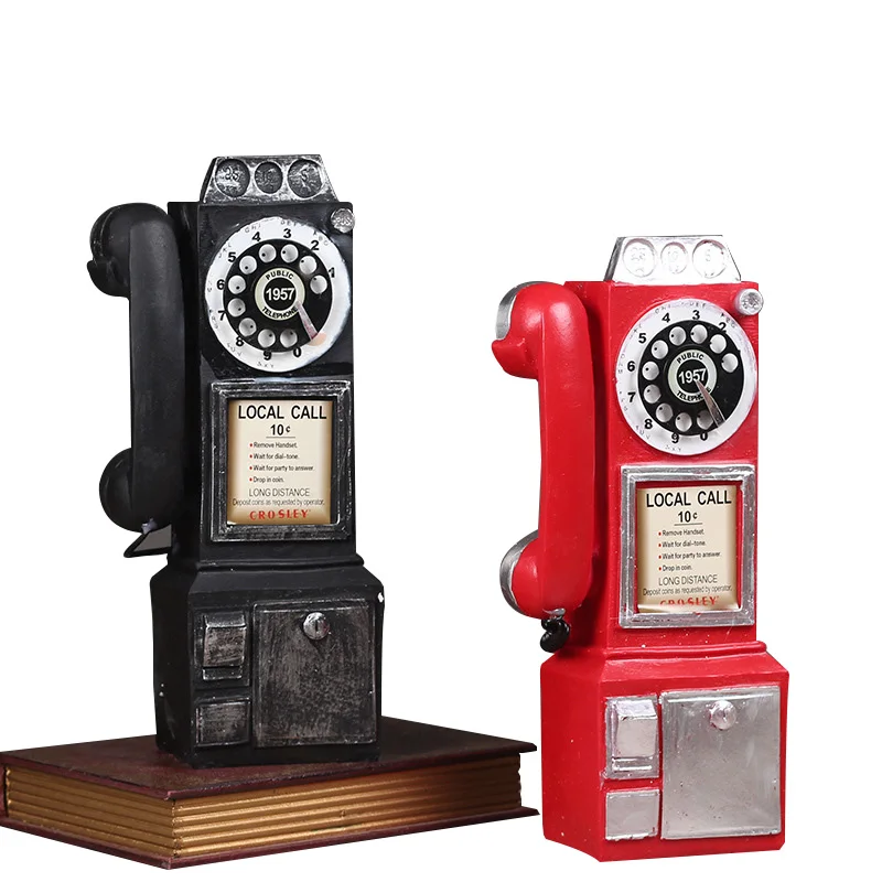 Retro Resin Phone Model Ornaments Home Window Cafe Bar Decoration Crafts Wall Hanging Classical Telephone Figurines Miniature
Retro Resin Phone Model Ornaments Home Window Cafe Bar Decoration Crafts Wall Hanging Classical Telephone Figurines Miniature