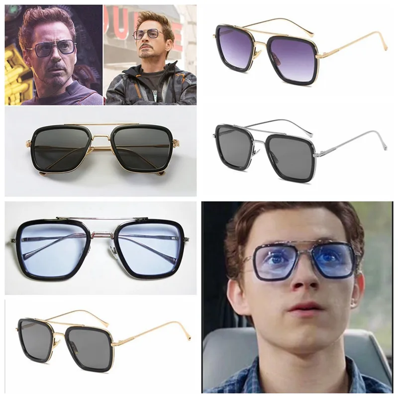 Spiderman Far From Home Iron-Man Glasses cosplay Peter Parker Spider Man Sunglasses Summer Fashion Sunglasses Edith tony stark
Spiderman Far From Home Iron-Man Glasses cosplay Peter Parker Spider Man Sunglasses Summer Fashion Sunglasses Edith tony stark