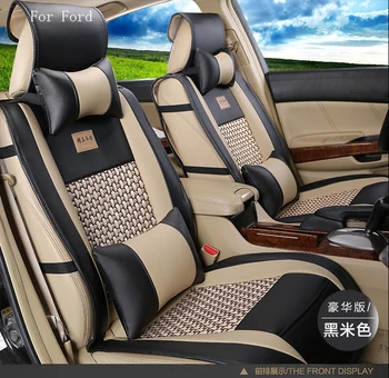 for Ford Focus Fiesta Kuga F-150 F-250 fusion pu Leather weave Ventilate Front & Rear Complete car seat covers four seasons
for Ford Focus Fiesta Kuga F-150 F-250 fusion pu Leather weave Ventilate Front & Rear Complete car seat covers four seasons