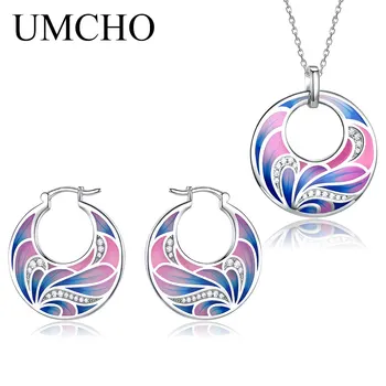 UMCHO 925 Sterling Silver Emerald Jewelry Sets for Women Gemstone Ring Pendant Necklace Women Wedding Party Gift Jewelry
UMCHO 925 Sterling Silver Emerald Jewelry Sets for Women Gemstone Ring Pendant Necklace Women Wedding Party Gift Jewelry