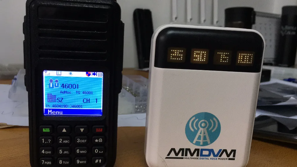 2019 UHF/VHF + WIFI Digital Hotsopt MMDVM support DMR P25 YSF QSO inside rechargeble battery
2019 UHF/VHF + WIFI Digital Hotsopt MMDVM support DMR P25 YSF QSO inside rechargeble battery