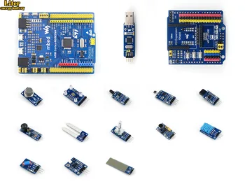 XNUCLEO-F103RB Pack A # STM32F103RBT6 STM32 Board + Shield + 14 Sensors Compatible with NUCLEO-F103RB
XNUCLEO-F103RB Pack A # STM32F103RBT6 STM32 Board + Shield + 14 Sensors Compatible with NUCLEO-F103RB