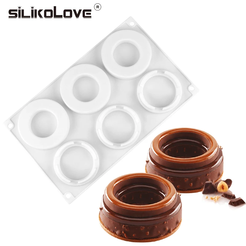 SILIKOLOVE New Silicone Mould Round Silicone Molds for Cake Mousse Dessert Doughnuts Top Quality
SILIKOLOVE New Silicone Mould Round Silicone Molds for Cake Mousse Dessert Doughnuts Top Quality