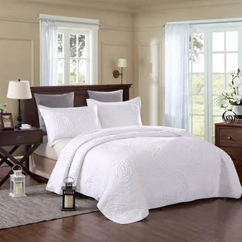 Premium Diamond Stitched 3 Piece Embroidered QuiltCoverlet Set Ultra Soft Luxurious Lightweight All Season Bedspread Queen White
Premium Diamond Stitched 3 Piece Embroidered QuiltCoverlet Set Ultra Soft Luxurious Lightweight All Season Bedspread Queen White