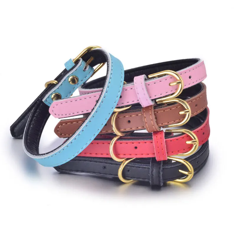 Soft Leather Dog Collar Solid Colorful Pet Neck Strap Adjustable Puppy Kitten Cats Collars For Small Medium Dogs
Soft Leather Dog Collar Solid Colorful Pet Neck Strap Adjustable Puppy Kitten Cats Collars For Small Medium Dogs