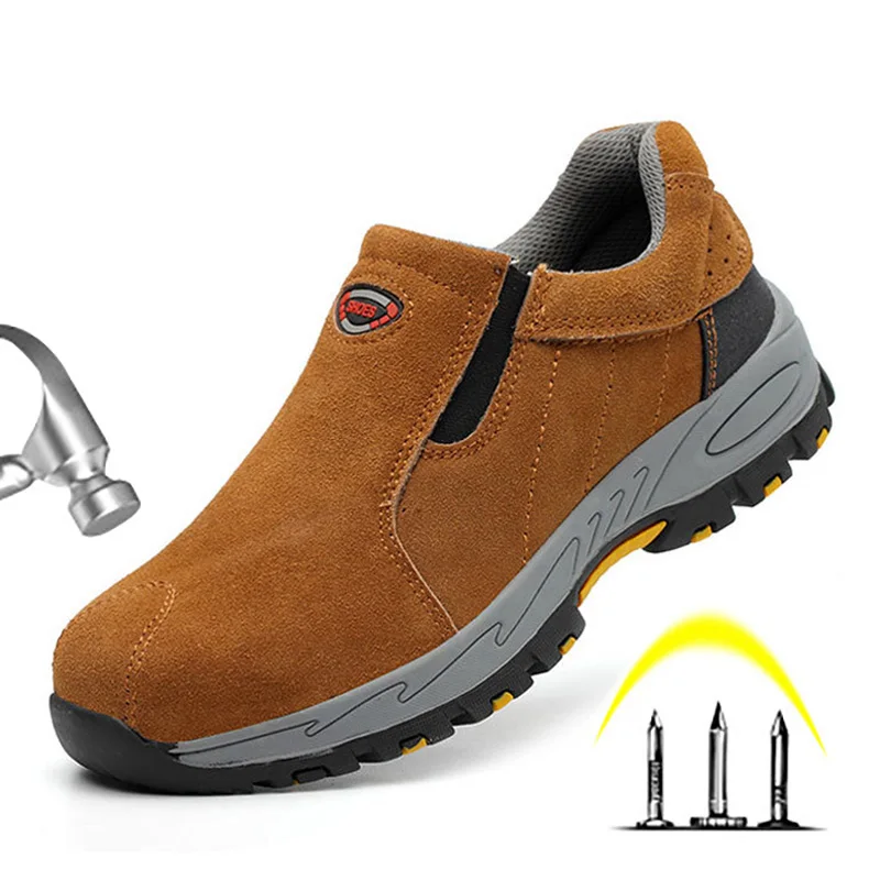 Steel Toe Work Safety Boot Men Shoes Anti-smashing Puncture Safety Shoes Slip-on Indestructible Shoes Male Boots Men 39 S
Steel Toe Work Safety Boot Men Shoes Anti-smashing Puncture Safety Shoes Slip-on Indestructible Shoes Male Boots Men 39 S