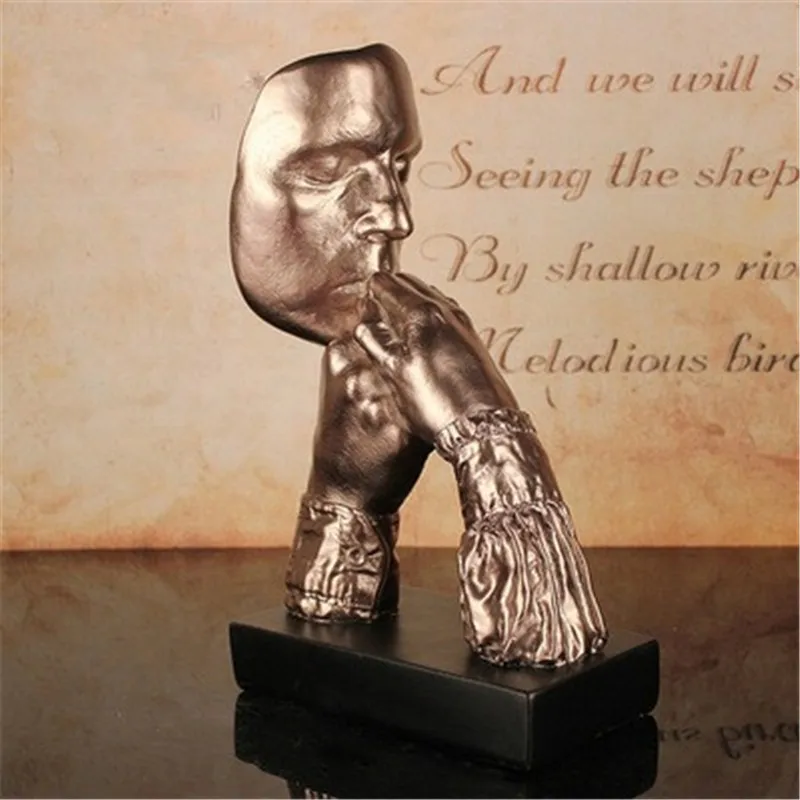 Abstraction Pensive Man Resin Bust European Style Sculpture Model Home Decorations G1321
Abstraction Pensive Man Resin Bust European Style Sculpture Model Home Decorations G1321