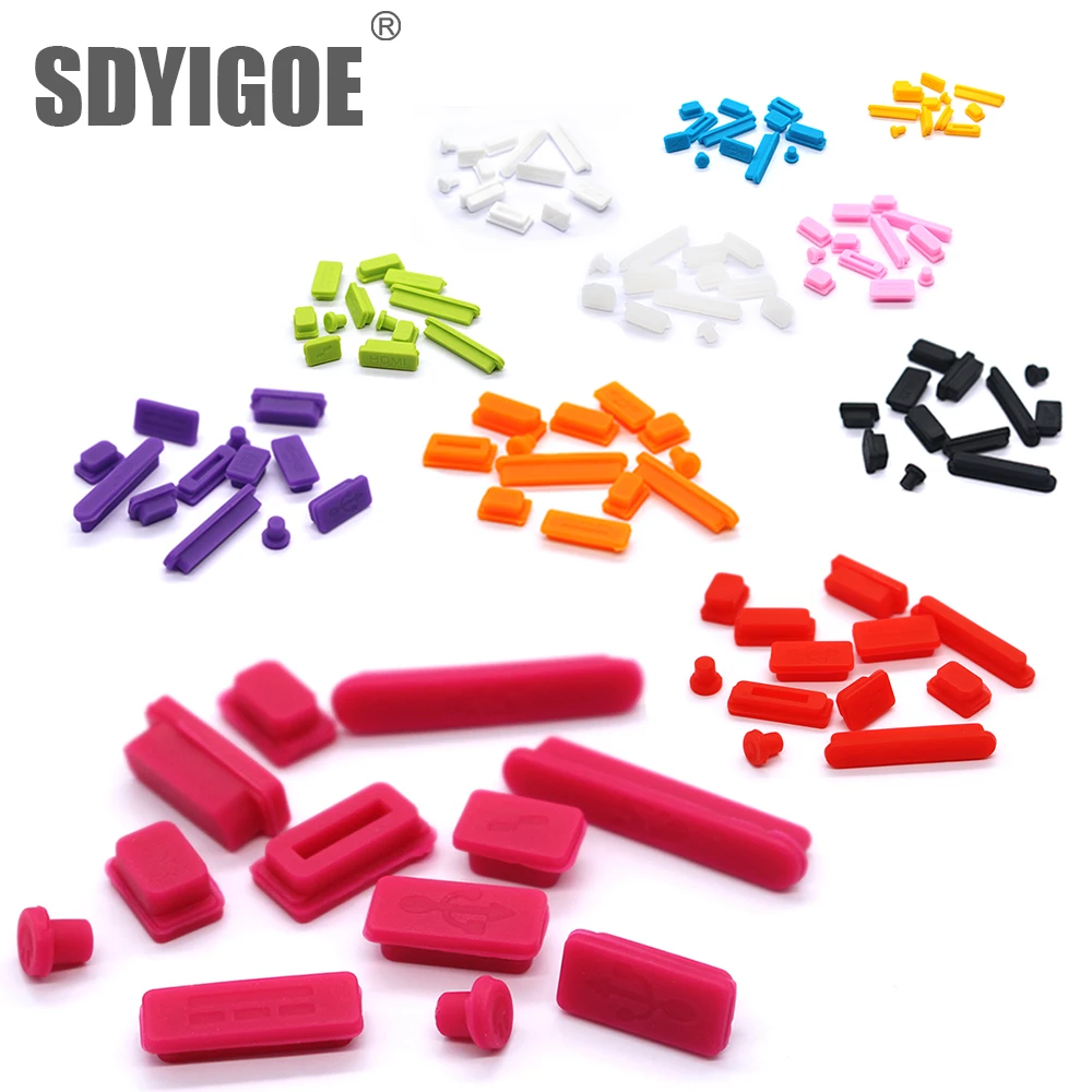 Hot Selling 1set Silicone Data Port Anti Dustproof Plugs For MacBook Air pro retina11"13" 15" Laptop Dust Plug Stopper Cover Set
Hot Selling 1set Silicone Data Port Anti Dustproof Plugs For MacBook Air pro retina11"13" 15" Laptop Dust Plug Stopper Cover Set