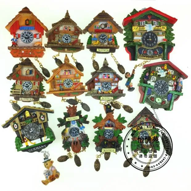 Handmade Painted Germany Cuckoo Clock 3D Fridge Magnets Sticker Tourism Souvenirs Refrigerator Magnetic Stickers Home Decoration
Handmade Painted Germany Cuckoo Clock 3D Fridge Magnets Sticker Tourism Souvenirs Refrigerator Magnetic Stickers Home Decoration