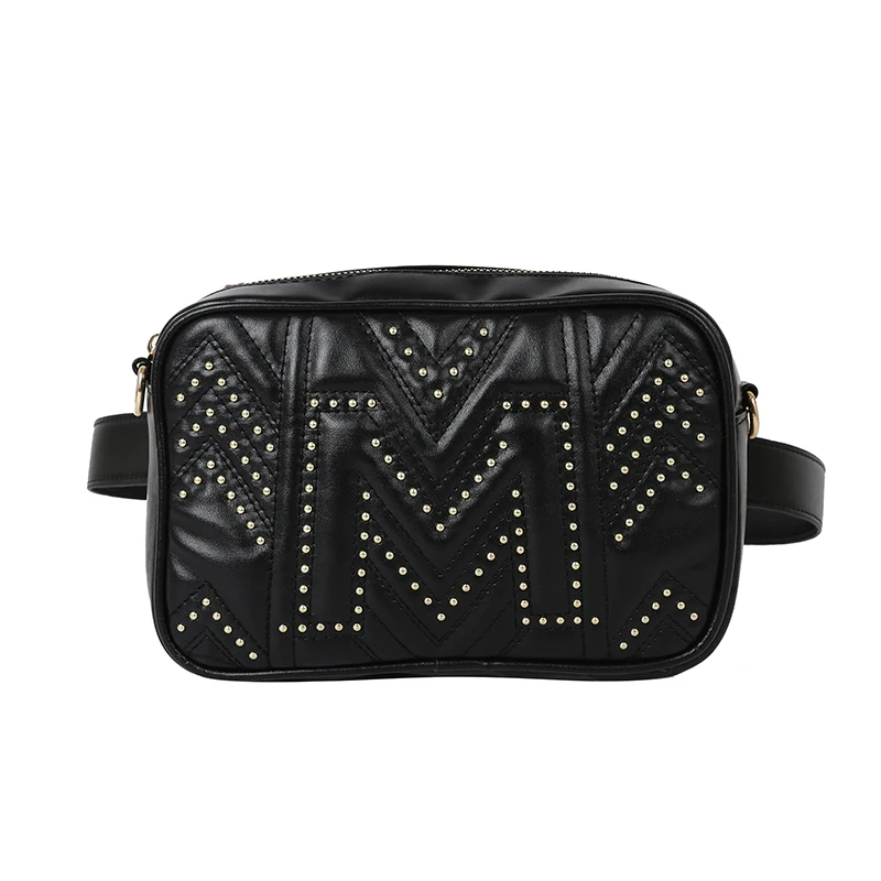 Waist Bag Women Waist Fanny Packs Belt Bag Famous Brand Leather Rivet Chest Handbag Pink White Black 2019 High Quality sac a mai
Waist Bag Women Waist Fanny Packs Belt Bag Famous Brand Leather Rivet Chest Handbag Pink White Black 2019 High Quality sac a mai