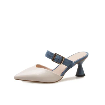2018 summer small fresh fashion pointed color matching size 32-43 wearing sandals and slippers tide 18628
2018 summer small fresh fashion pointed color matching size 32-43 wearing sandals and slippers tide 18628