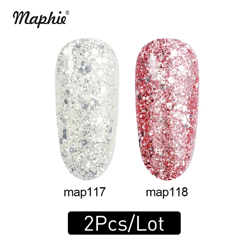 Maphie 2Pcs/Lot Diamond Glitter Led Gel Nail Set Soak Off Long Lasting Hybrid Nails Varnish Shiny Sequins UV Gel Lacquer Kits
Maphie 2Pcs/Lot Diamond Glitter Led Gel Nail Set Soak Off Long Lasting Hybrid Nails Varnish Shiny Sequins UV Gel Lacquer Kits