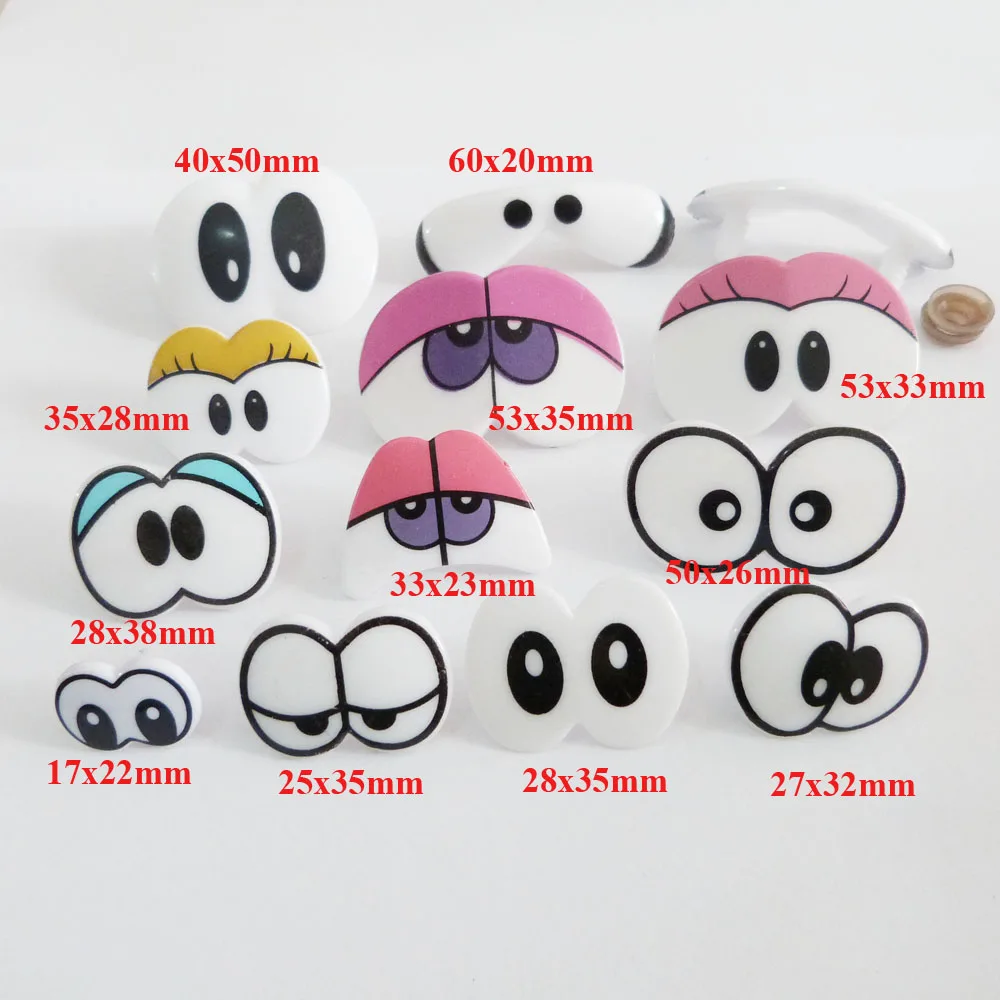 30pcs/lot new style cartoon toy eyes safety eyes for diy plush doll findings style option
30pcs/lot new style cartoon toy eyes safety eyes for diy plush doll findings style option