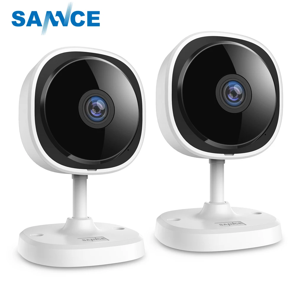 SANNCE 2pieces HD 1080P Fisheye Wifi IP Camera Wireless Home Security Camara IR Night Vision 180 Degree Camara Baby Monitor
SANNCE 2pieces HD 1080P Fisheye Wifi IP Camera Wireless Home Security Camara IR Night Vision 180 Degree Camara Baby Monitor