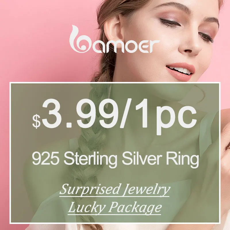 1 pc Silver Ring Bamoer Lucky Package Lucky Bag Game 925 Sterling Silver Ring Random Style Rings Surprised Gift Bag
1 pc Silver Ring Bamoer Lucky Package Lucky Bag Game 925 Sterling Silver Ring Random Style Rings Surprised Gift Bag