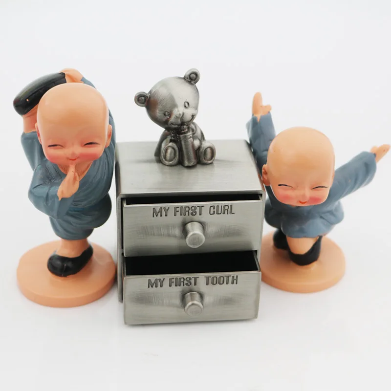 One Pair Cute Baby First Tooth Box Creative Save Milk Hair/First Curl Gift For Kids Metal Umbilical cord Storage Box
One Pair Cute Baby First Tooth Box Creative Save Milk Hair/First Curl Gift For Kids Metal Umbilical cord Storage Box