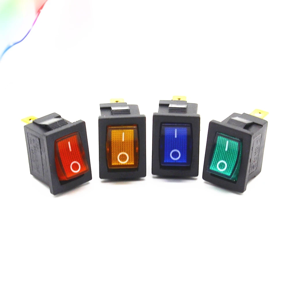 4Pcs KCD1 On-Off 3Pin Boat Car Rocker Switchs 220V Red Yellow Green Blue Button Best Price
4Pcs KCD1 On-Off 3Pin Boat Car Rocker Switchs 220V Red Yellow Green Blue Button Best Price