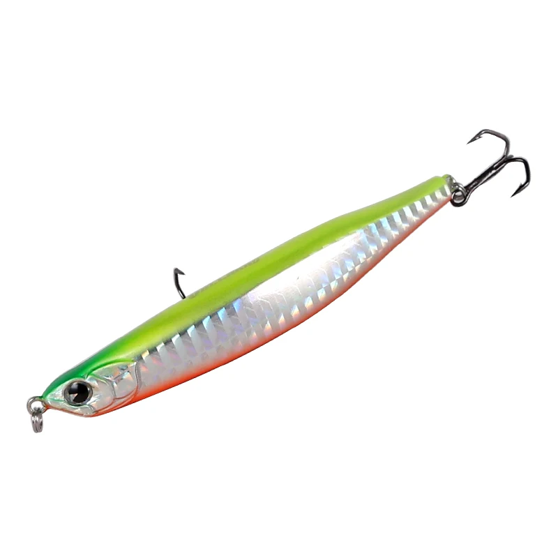 Floating Pencil Fishing Lures 110mm/10g 86mm/6.5g Hard Baits Bending Shape VMC Hooks Lures For Sea Bass Fishing Tackle 5349
Floating Pencil Fishing Lures 110mm/10g 86mm/6.5g Hard Baits Bending Shape VMC Hooks Lures For Sea Bass Fishing Tackle 5349