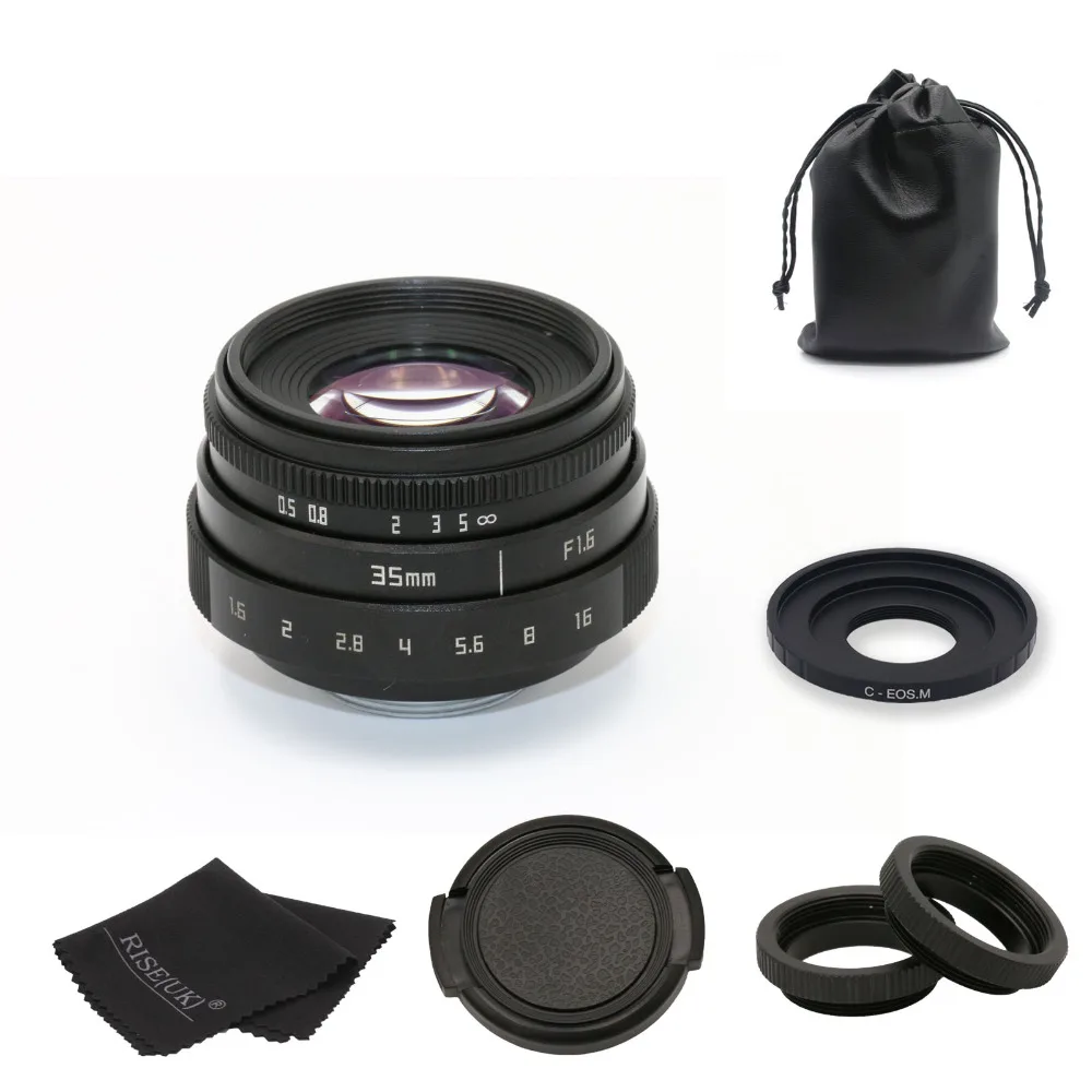 new arrive FUJIAN 35mm f1.6 C mount CCTV Lens II +C mount adapter ring+Macro For Canon EOS M EF-M Mirrorless free shipping
new arrive FUJIAN 35mm f1.6 C mount CCTV Lens II +C mount adapter ring+Macro For Canon EOS M EF-M Mirrorless free shipping