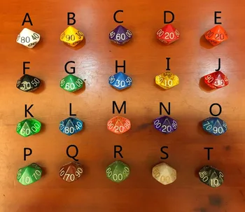 D&D D10(00 - 90) dice polyface digital boulimia trpg dice Dungeons & Dragons dice, Percentile dice,TRPG GAME
D&D D10(00 - 90) dice polyface digital boulimia trpg dice Dungeons & Dragons dice, Percentile dice,TRPG GAME
