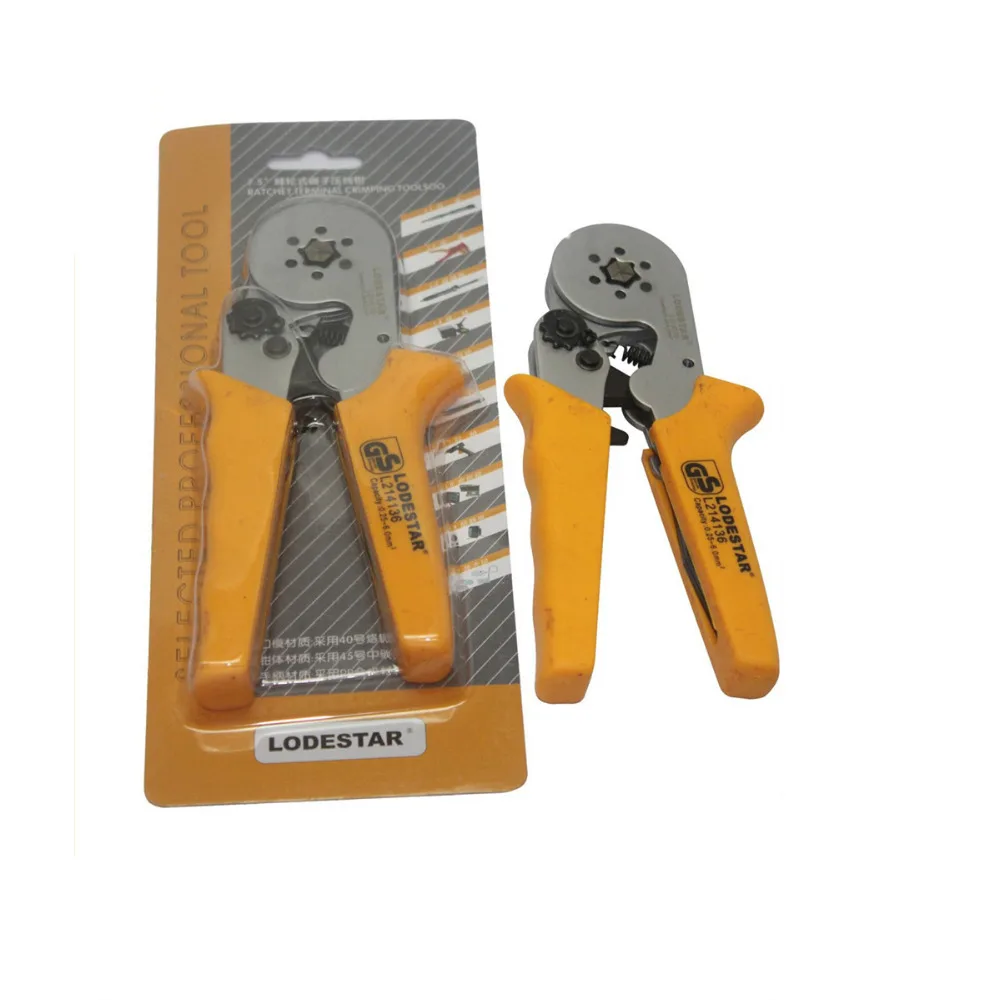 Strength-Saving Mini-Type Crimping Pliers Tool For Insulated Type Quadrilateral/Hexagon Crimping Plier DIY L214136
Strength-Saving Mini-Type Crimping Pliers Tool For Insulated Type Quadrilateral/Hexagon Crimping Plier DIY L214136