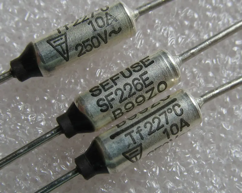 240°C 10A//250V 2-Pack Thermal fuse US Seller 1-3 bus days USPS