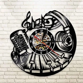 1Piece Music Vinyl Wall Clock Music Rock and Roll Wall Art Vinyl Record Clock Music Instrument Decor Gramophone Record Clock
1Piece Music Vinyl Wall Clock Music Rock and Roll Wall Art Vinyl Record Clock Music Instrument Decor Gramophone Record Clock