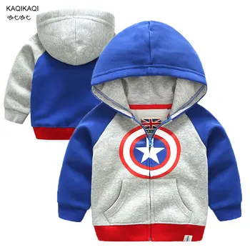 America Captain Shield Boys Clothing Winter Hoodies Long Sleeve Jacket/Coat Autumn Kids Clothes Casual Tops Outerwear 3-7 Y
America Captain Shield Boys Clothing Winter Hoodies Long Sleeve Jacket/Coat Autumn Kids Clothes Casual Tops Outerwear 3-7 Y
