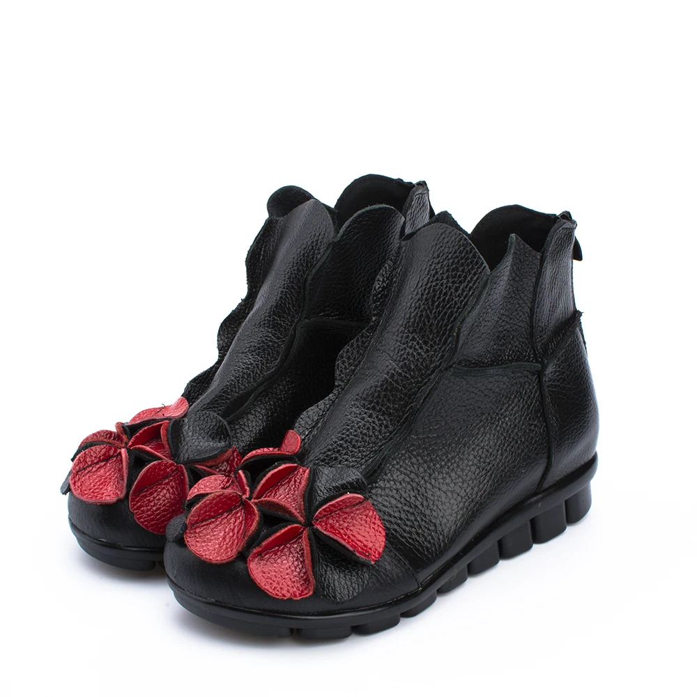 Dropshipping 2018 Winter New Fashion Women Genuine Leather Shoes Height Increasing Shoes Flats Ankle National Style Short Boots
Dropshipping 2018 Winter New Fashion Women Genuine Leather Shoes Height Increasing Shoes Flats Ankle National Style Short Boots