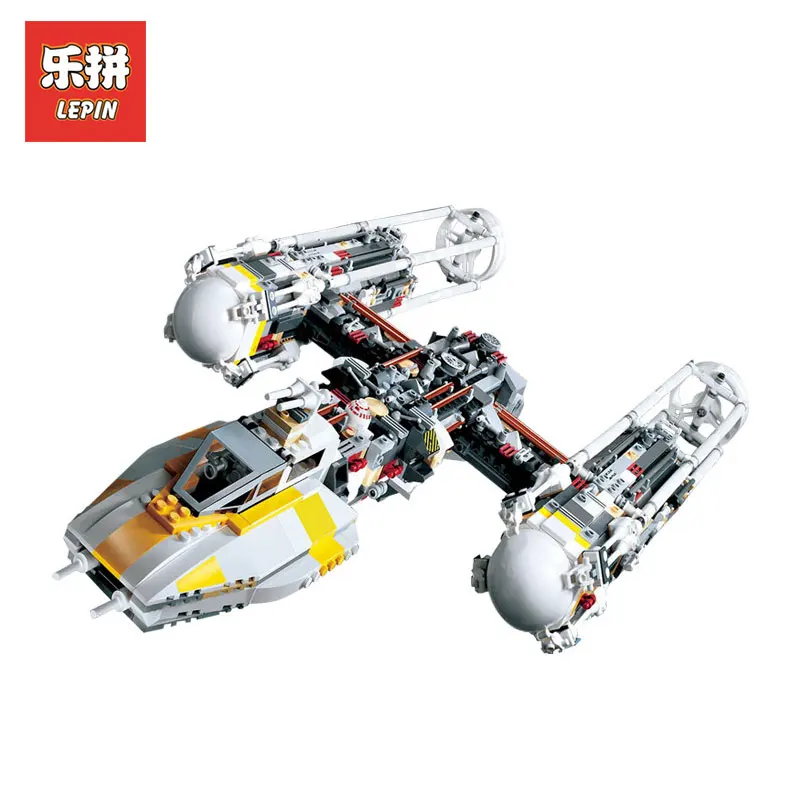 

LEPIN 05040 Series Attack Y Star wing starfighter model Building kits Block Assembled Brick Toy Gift LegoINGlys 10134