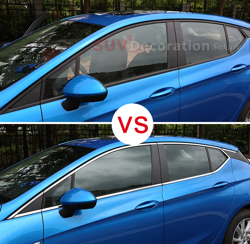 only suitable for the hatchback ! for Opel Astra K 2015-2017 Stainless Upper & Bottom Window Sill Guard Cover Trim 16pcs
only suitable for the hatchback ! for Opel Astra K 2015-2017 Stainless Upper & Bottom Window Sill Guard Cover Trim 16pcs