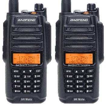 2pcs Baofeng UV-9R Mate IP67 Waterproof 10W Powerful 4500mAh Walkie Talkie Dual Band Handheld 10KM Range Ham CB Handheld UV-9R
2pcs Baofeng UV-9R Mate IP67 Waterproof 10W Powerful 4500mAh Walkie Talkie Dual Band Handheld 10KM Range Ham CB Handheld UV-9R