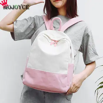 Casual Women Girls Patchwork Canvas Backpack Travel Shoulder Schoolbag Girls Solid Color Rucksack Mochila Feminina
Casual Women Girls Patchwork Canvas Backpack Travel Shoulder Schoolbag Girls Solid Color Rucksack Mochila Feminina