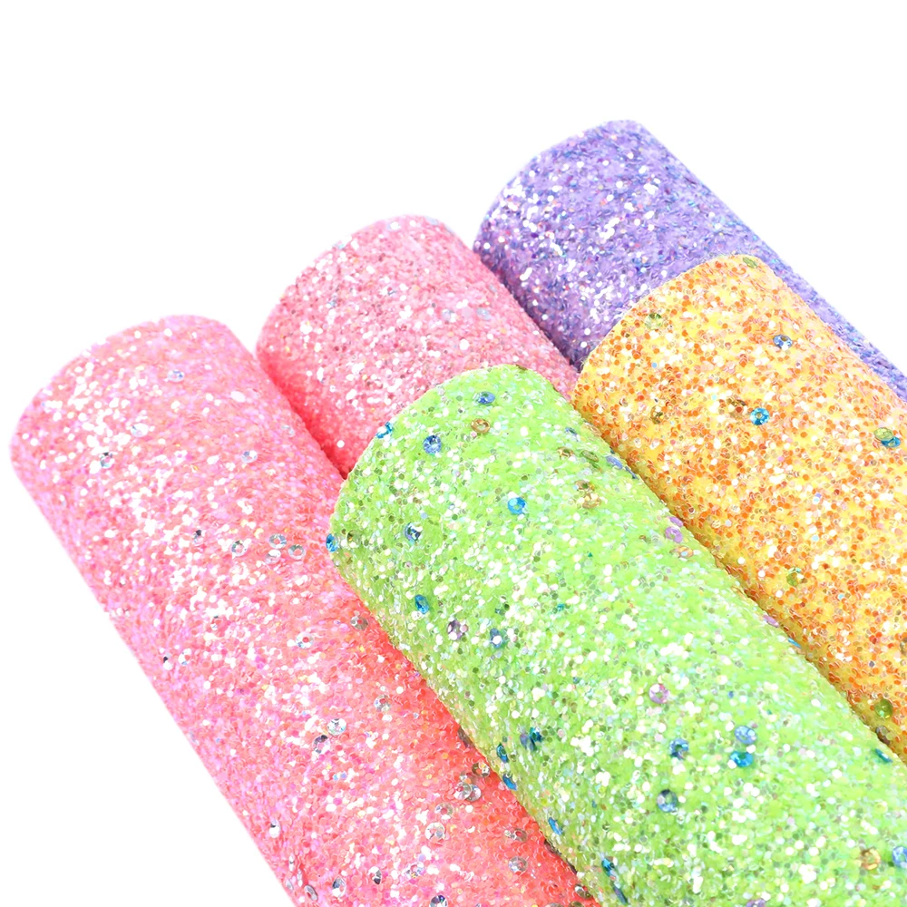 david angie 20*34cm Sequin Chunky Glitter Faux Synthetic Leather Fabric For Hairbow DIY Handmade Craft Handbag Materials,1Yc5379
david angie 20*34cm Sequin Chunky Glitter Faux Synthetic Leather Fabric For Hairbow DIY Handmade Craft Handbag Materials,1Yc5379
