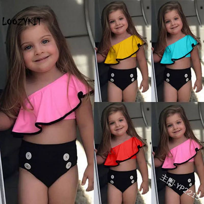 Loozykit 2pcs Swimwear Kids Girls Swimsuit Bikini Set High Waisted Summer Girls Swimming Costume Swimwear
Loozykit 2pcs Swimwear Kids Girls Swimsuit Bikini Set High Waisted Summer Girls Swimming Costume Swimwear