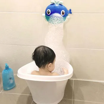 Whale Bubble Machine Toy Bathroom Bubble Maker Bath Toy Kid Gift Water Toys with Music
Whale Bubble Machine Toy Bathroom Bubble Maker Bath Toy Kid Gift Water Toys with Music