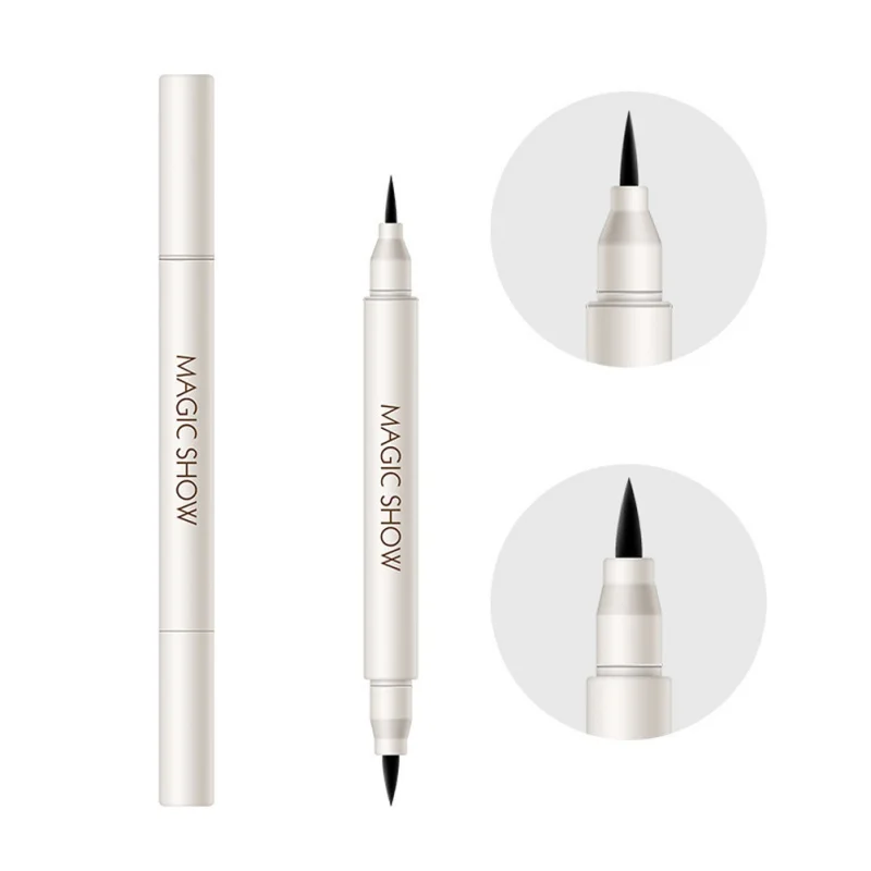 New Double-head Waterproof Eyeliner Pencil Make Up Natural Easy to Wear Cat Marker Pen Makeup Templates Liners Eyes
New Double-head Waterproof Eyeliner Pencil Make Up Natural Easy to Wear Cat Marker Pen Makeup Templates Liners Eyes
