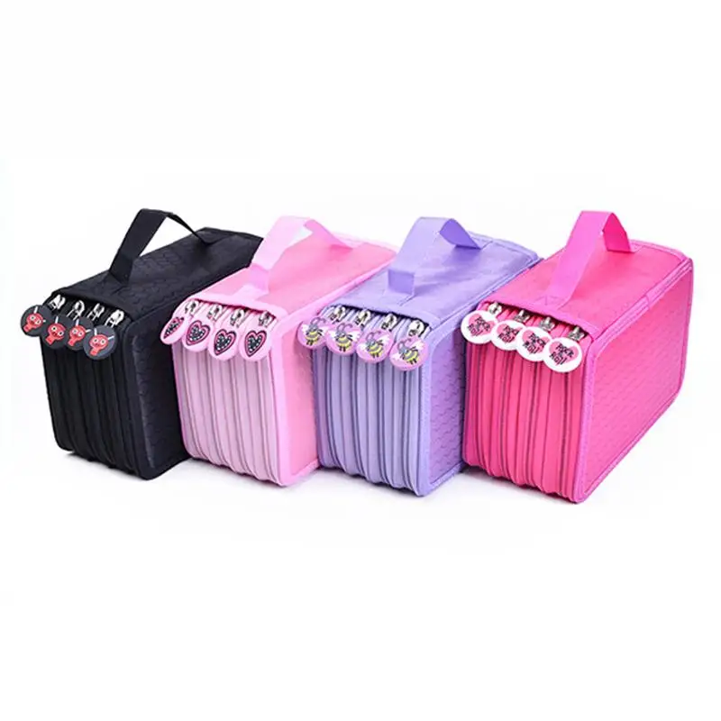 Colored Pencil Case with Compartments 72 Slots Handy Pencil Bags Large for Watercolor Pencils Gel Pens and Ordinary Pencils
Colored Pencil Case with Compartments 72 Slots Handy Pencil Bags Large for Watercolor Pencils Gel Pens and Ordinary Pencils
