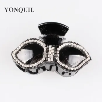 Crystal bow Clips New Black plastic Crab Hair Claws For Women Hairwear Girls Long Thick Hair Holder Headdress 3pcs/lot SYHC41
Crystal bow Clips New Black plastic Crab Hair Claws For Women Hairwear Girls Long Thick Hair Holder Headdress 3pcs/lot SYHC41